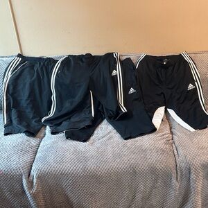 Adidas mens Black Athletic Shorts